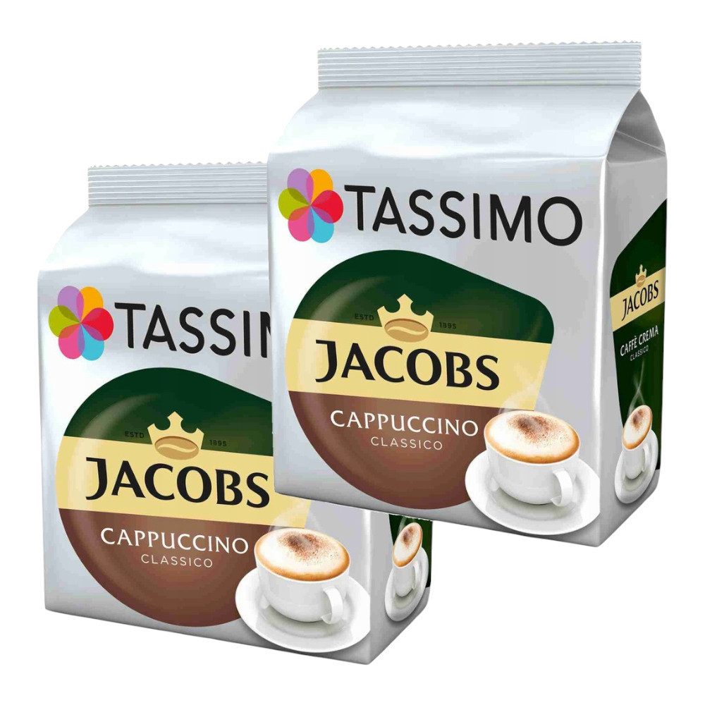 Набір кави в капсулах Tassimo Jacobs Cappuccino Classico – 32 капсули, фото 1