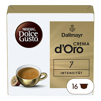Кава в капсулах Dallmayr Nescafe Dolce Gusto Crema d'Oro, 16 шт.