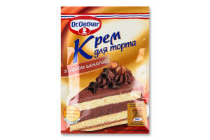 Крем для торту Dr.Oetker з шоколадним смаком м/у 55гр