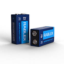 Батарейка Rablex Крона 6F22/9V/сольова