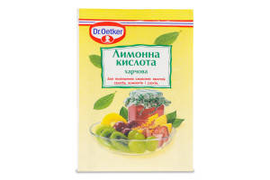 Кислота лимонна Dr.Oetker 8гр
