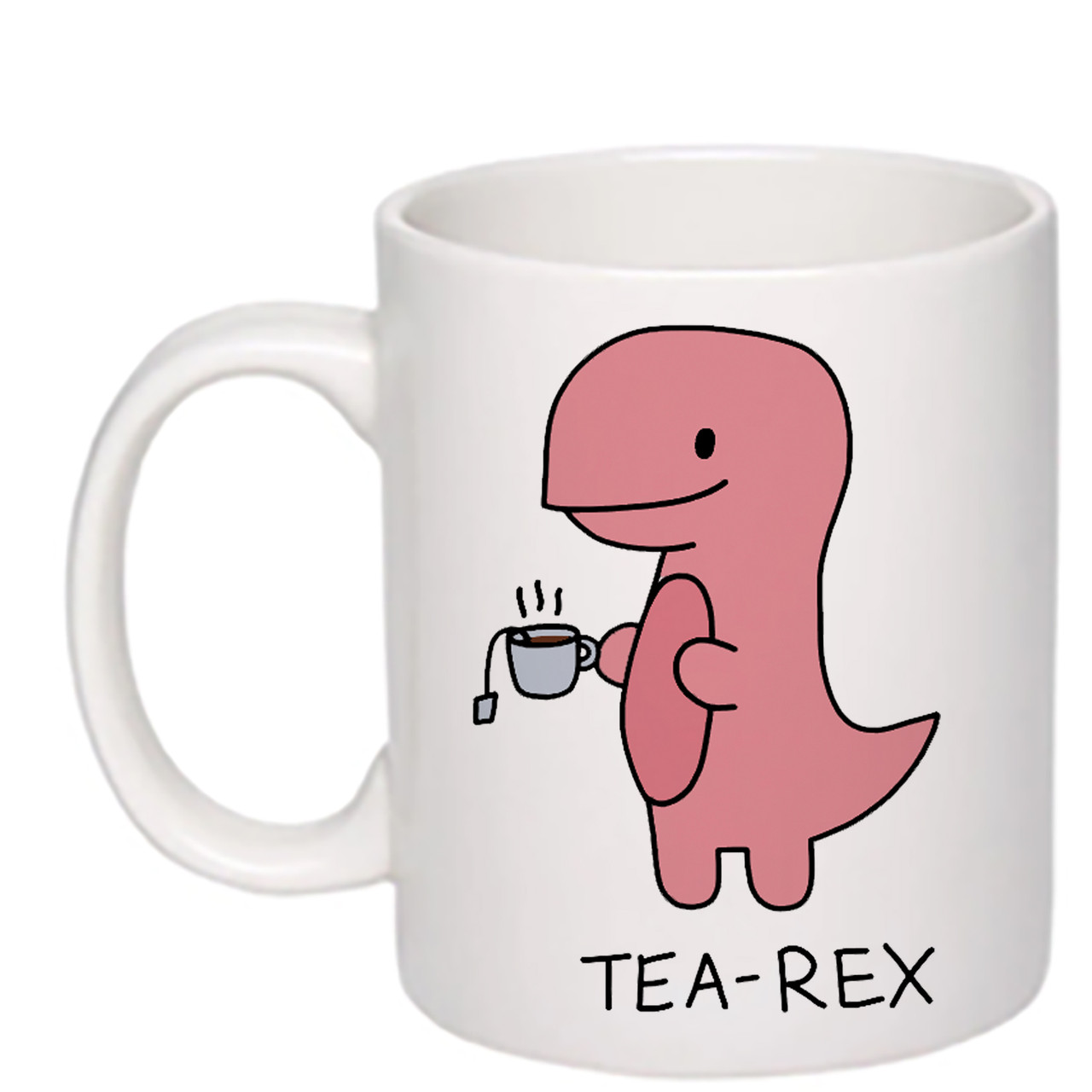 Чашка з друком "Tea-rex" 330 мл (колір білий) (24704)