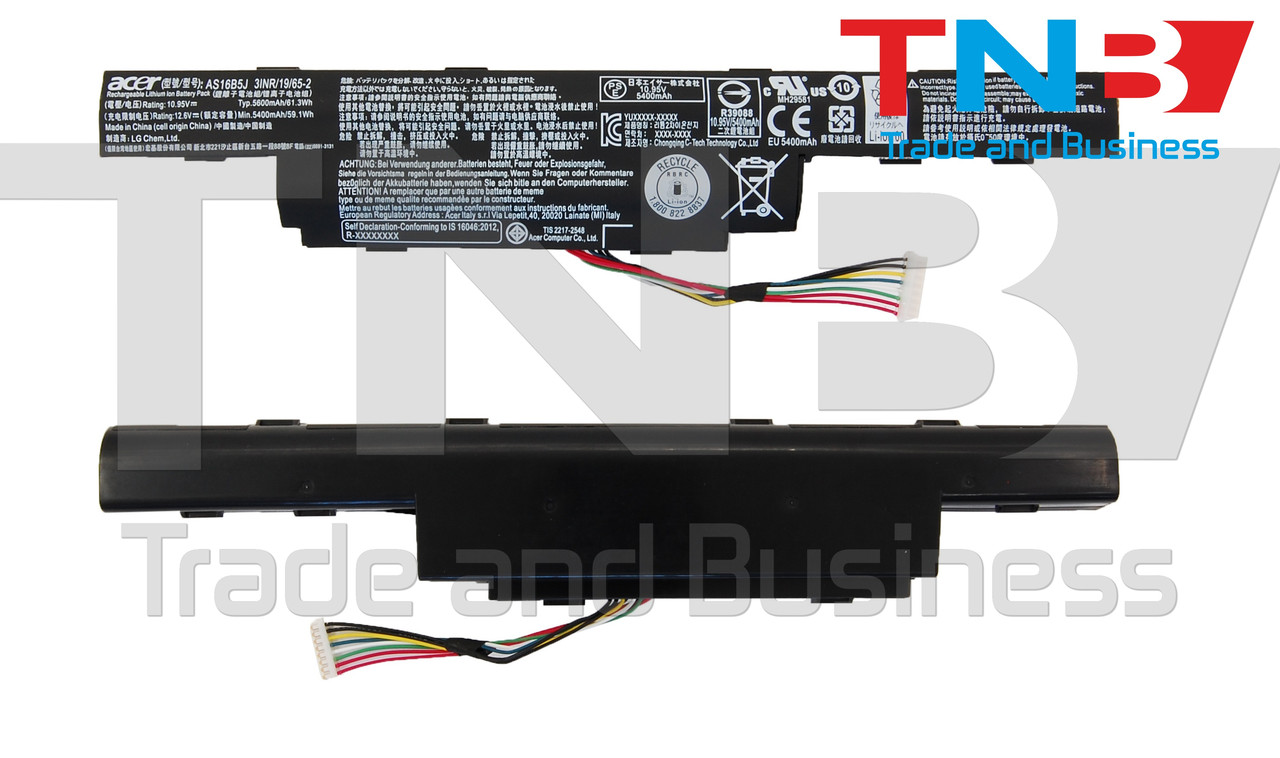 Батарея ACER Aspire F15 F5-573G E15 E5-575G 10.95V 5600mAh ОРИГІНАЛ