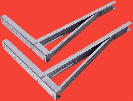 Кронштейни К3 для встановлення кондиціонера, 600x415 мм (нержавіюча сталь)