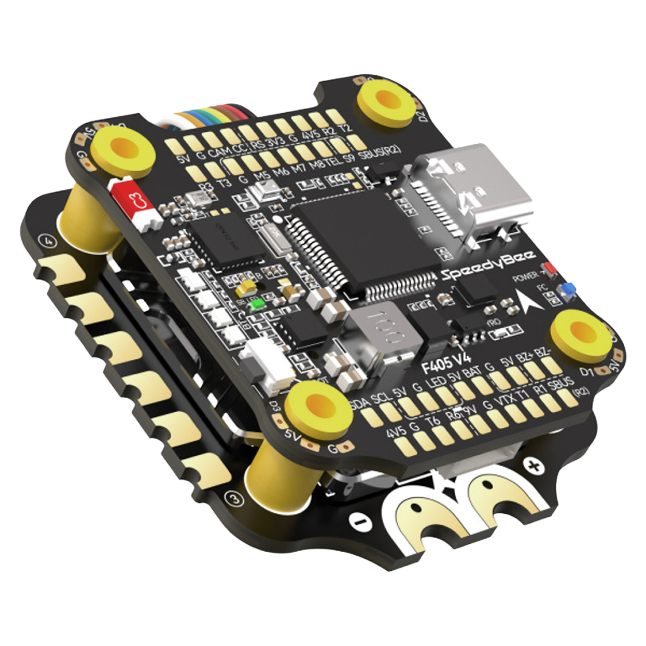 Стек для FPV-дрона SpeedyBee F405 V4 BLS 55A 30x30 FC&ESC STACK