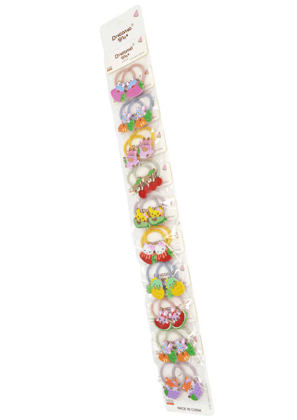 Дитячий набір ризинок для волосся  Stenson WW02419 20шт/наб