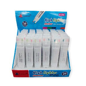 Текстовиділювач А-326 упаковка 36 шт маркери для виділення тексту