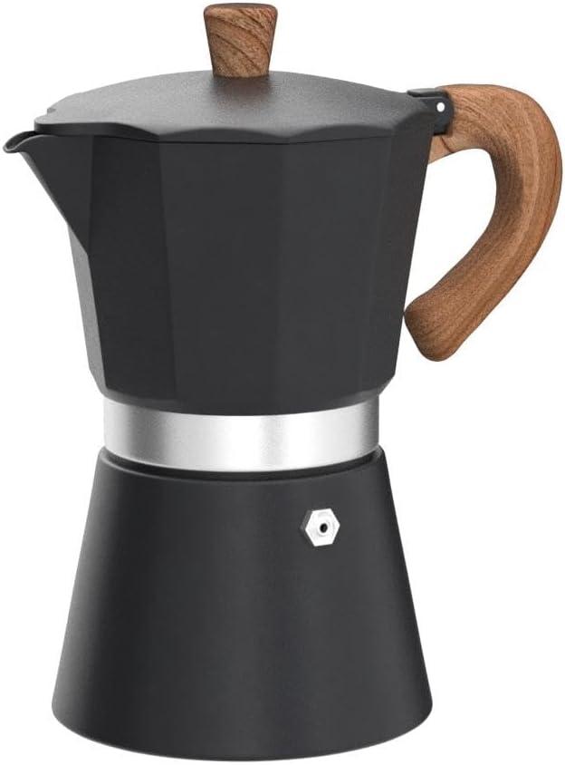 Кавоварка AIFUSI Moka Pot, італійська кавова машина на 6 чашок/10 унцій, еспресо-машина для плити, ручна