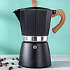 Кавоварка AIFUSI Moka Pot, італійська кавова машина на 6 чашок/10 унцій, еспресо-машина для плити, ручна, фото 7