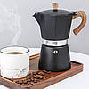 Кавоварка AIFUSI Moka Pot, італійська кавова машина на 6 чашок/10 унцій, еспресо-машина для плити, ручна, фото 8