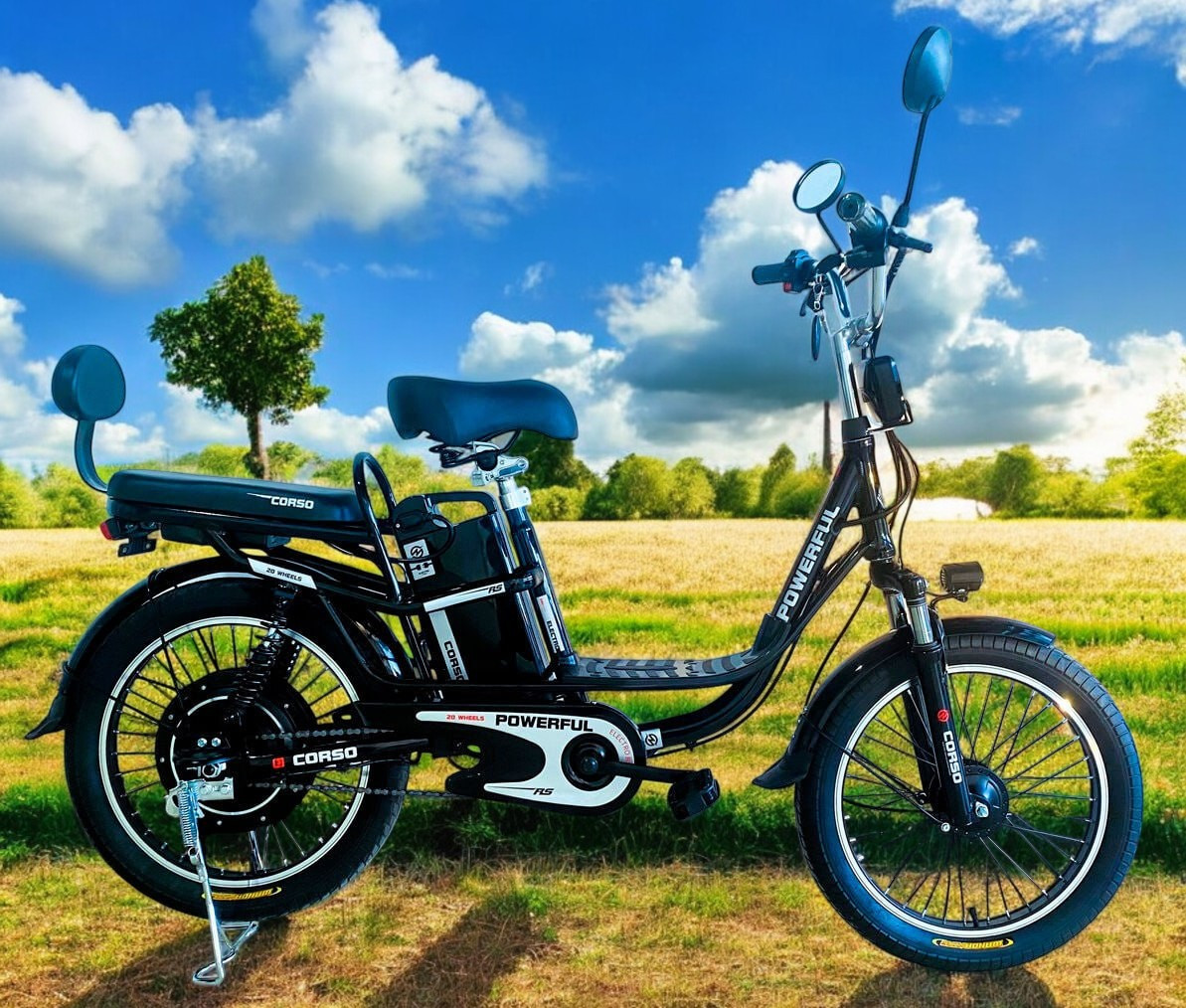 Електровелосипед Corso "Powerfull" 20'' дюймів 500W (48V13Ah) Чорний