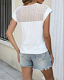 Блузка літня, жіноча, трикотажна 48 р, фото 8