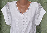 Блузка літня, жіноча, трикотажна 48 р, фото 5