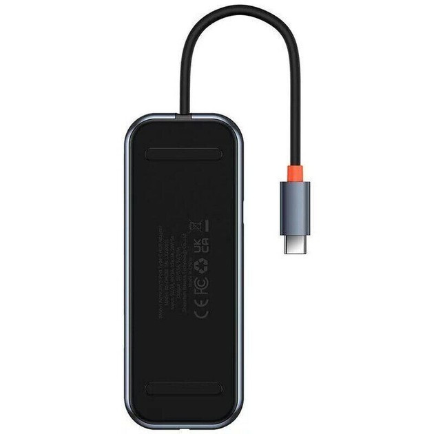 Хаб Baseus AcmeJoy 5-Port Type-C HUB Adapter (Type-C — адаптер мультипортовий) WKJZ010113