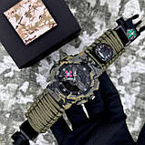 Patriot 005CMGRSU ЗСУ Зелений камуфляж Паракордовий ремінець Army Green + Коробка., фото 3