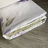 Постільна білизна Сімейний комплект з простирадлом на гумці з фланелі два підодіяльника, фото 4
