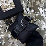 Patriot 005 Тризуб золото Army Green Паракордовий ремінець Khaki + Коробка., фото 6