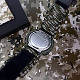 Patriot 005 Тризуб золото Army Green Паракордовий ремінець Camo Green + Коробка., фото 6