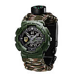 Patriot 005 Тризуб золото Army Green Паракордовий ремінець Camo Green + Коробка., фото 7