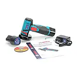 Болгарка міні акумуляторна в кейсі Bosch Портативна акумуляторна міні болгарка 18 V Li-Ion у валізі, фото 3