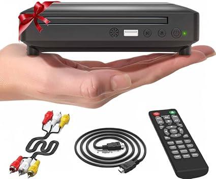Ceihoit DVP-508 - Міні DVD,CD-плеєр. DVD-програвач для телевізора HD 1080p, PAL/NTSC