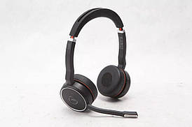 Професійна бездротова Bluetooth гарнітура Jabra Evolve 65 екошкіра