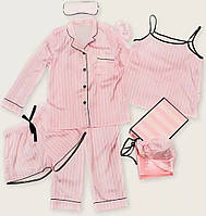 Пижама детская 120-160 р. (брюки и рубашка, майка и шорты, резинка, повязка)