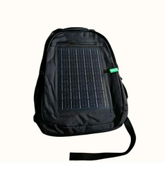 Рюкзак із вбудованою сонячною батареєю 10w і USB-виходом