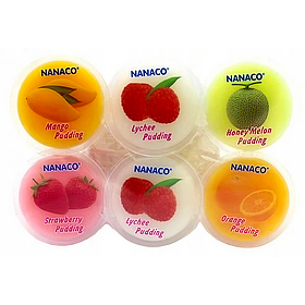 Набір фруктових пудингів Nanaco асорті 480 г