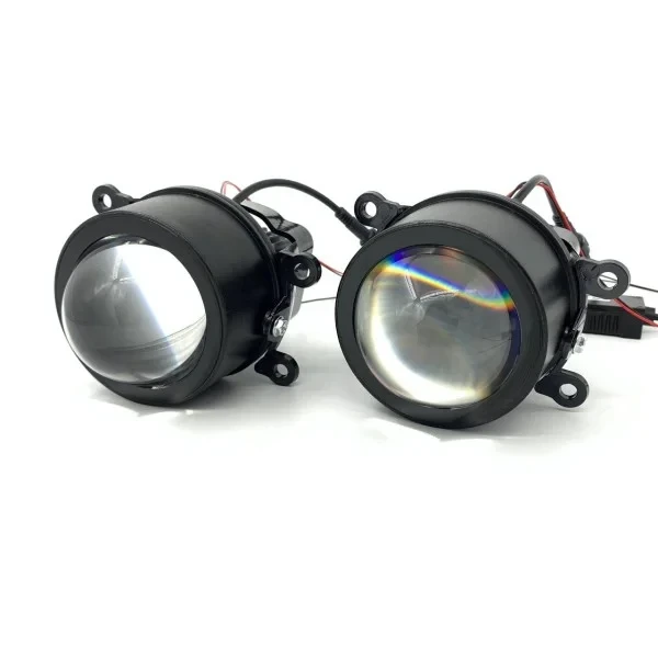 Светодиодные противотуманные фары (120вт) 3.5 дюйма 90 led линза Bi-led Рено Дачія Логан Dacia Renault Logan