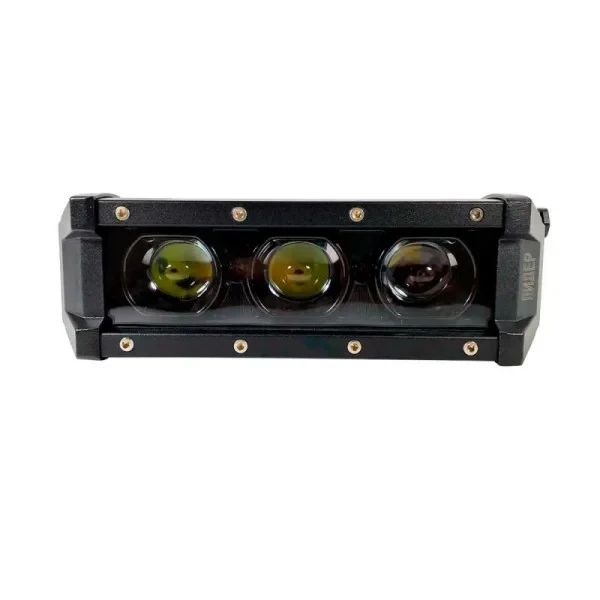 Світлодіодна балка LED Q-36 3діод (18 см) Чітка світлотінева межа Ближнє світло + дальнє світло + Жовте світло