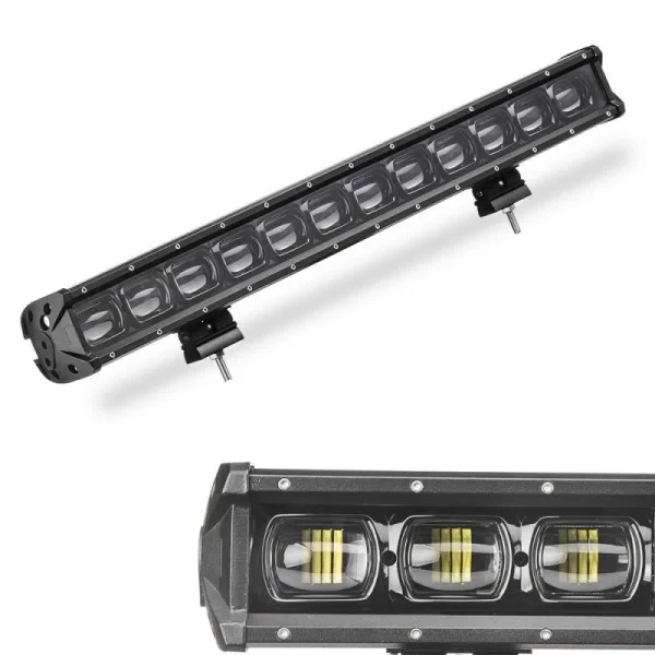 Светодиодная балка LED Q-108 9лінз (43см) (W/Y) Ближний свет(Жовтий) + дальний(Білий), фото 1