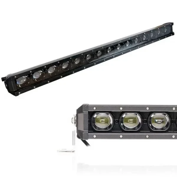Світлодіодна балка LED Q-144 12 лІНз (58 см) (W/Y) Ближнє світло (Жовте) + дальнє світло (Біле) (ВР-013)