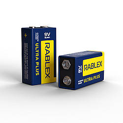 Батарейка Rablex 6F22 9V ultra plus Alkaline Крона