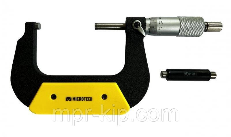 Мікрометр МІКРОТЕХ (Україна) МК-75 (50-75 мм; ±0,002; Кл.1) держреєстр №У1987-95, Україна, фото 1