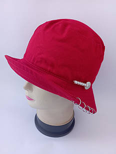 Панама котонова жіноча р 52, 54, 56 Літня панама Яскрава панама Панама — капелюх