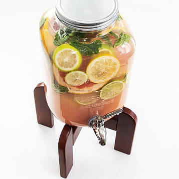 Лимонадниця 5л Yorkshire з нержавіючим краном БЕЗ_ПІДСТАВКИ / З ПІДСТАВКОЮ Код/Артикул 186 York5H-PHR