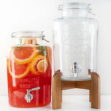 Лимонадник Cold Drink 7.6л з пластиковим краном Код/Артикул 186 CD76C