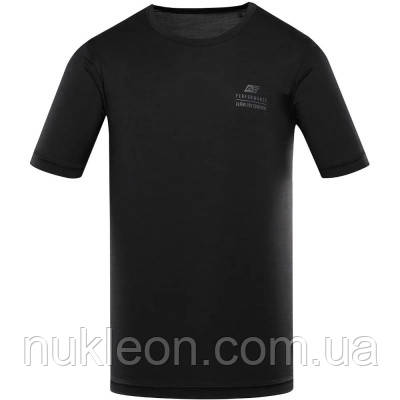Популярний! Футболка Alpine Pro Basik MTSE824 990 - M - чорний (007.021.0212) - Краща якість тільки на Nukleon.com.ua