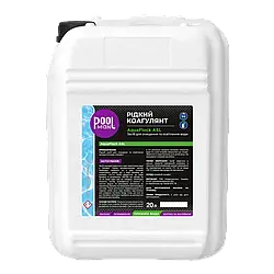 Рідкий коагулянт AquaFlock ASL 20л Poolman - освітлення каламутної води