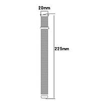 Ремінець для годинника Redmi Watch 4 Active/Lite, Redmi Watch 5 Active/Lite Milanese design Silver, фото 5