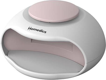 Homedics 2-в-1 сушарка для лаку для нігтів, УФ-лампа для сушіння з вентилятором, гладкий фініш за лічені миті, фото 1