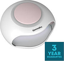 Homedics 2-в-1 сушарка для лаку для нігтів, УФ-лампа для сушіння з вентилятором, гладкий фініш за лічені миті, фото 5