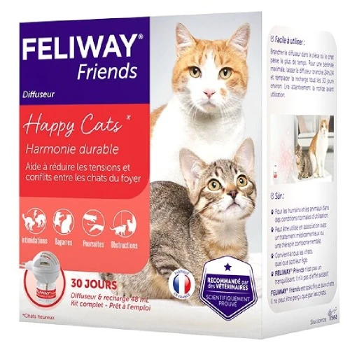 Ceva FELIWAY FRIENDS феромони для котів для нормалізації поведінки, дифузор + змінний блок - 48 мл