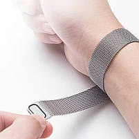 Ремінець для годинника Redmi Watch 4 Active/Lite, Redmi Watch 5 Active/Lite Milanese design Silver, фото 7