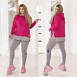 Костюм трикотажний прогулянковий в кольорах 8906, фото 4