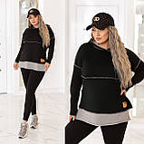 Костюм трикотажний прогулянковий в кольорах 8906, фото 2