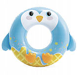 Надувне коло для плавання Пінгвін Intex 59266 91х76 см від 8 років, фото 3