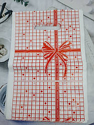 Поліетиленовий пакет із прорізною ручкою 200*300 мм 100 шт Бантик