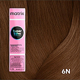 6N (темний блонд нейтральний) Тонуюча фарба для волосся без аміаку Matrix Super Sync Pre-Bonded,90ml, фото 6